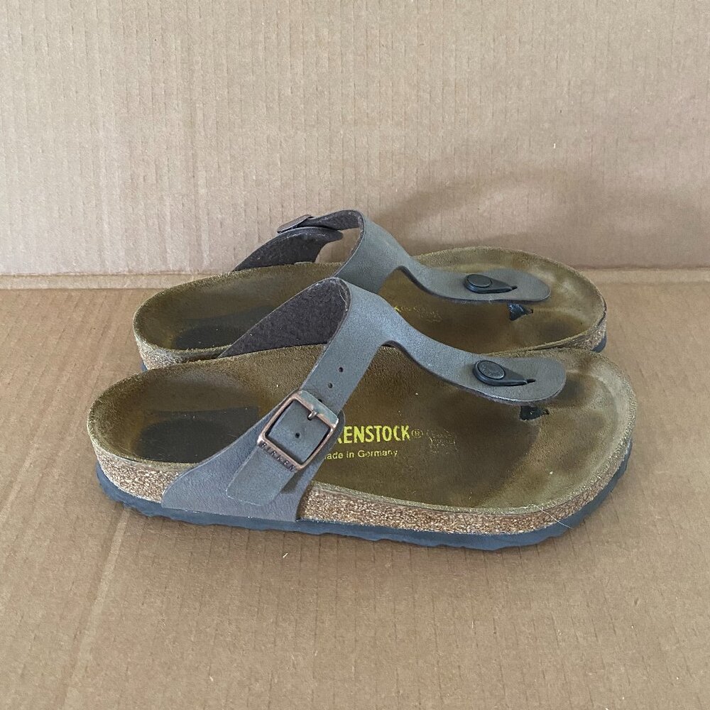 Birkenstock Gizeh Sandal Gray Leather | EU 38, US 7-7.5
